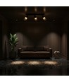 18W LED designer plafondlamp met 3 spots - 2160lm, 3000K, mat zwart, verstelbaar, incl. lichtbron