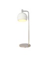 10W decoratieve LED tafellamp - Ø16 x 44 cm, 1200lm, geborsteld nikkel en wit, 3000K