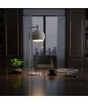 10W decoratieve LED tafellamp - Ø16 x 44 cm, 1200lm, geborsteld nikkel en wit, 3000K