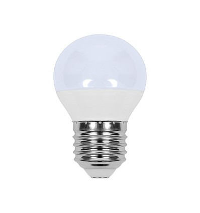 E27 3,7W LED kogellamp - G45, 180°, vervangt 25W