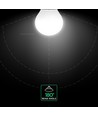 E27 3,7W LED kogellamp - G45, 180°, vervangt 25W
