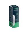 E40 60W LED lamp - Samsung LED chip, 102x320mm, 5 jaar garantie, olijfvorm