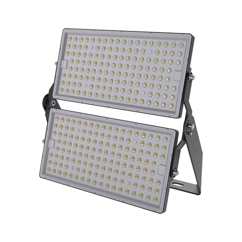 500W LED breedstraler - 135lm/W, IP65, 67.500lm, zwarte behuizing, buiten