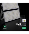 500W LED breedstraler - 135lm/W, IP65, 67.500lm, zwarte behuizing, buiten