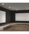 6W Ø9cm LED plafondlamp - 4000K, 420lm, witte rand, rond, incl. lichtbron