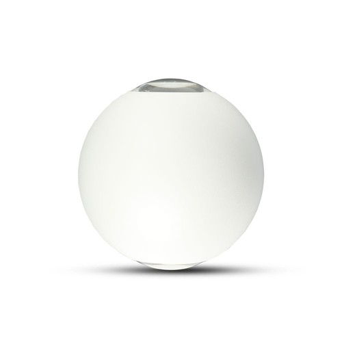 VT-836 LED wandlamp 6W - op-en-neer, 3000K, wit behuizing, IP65