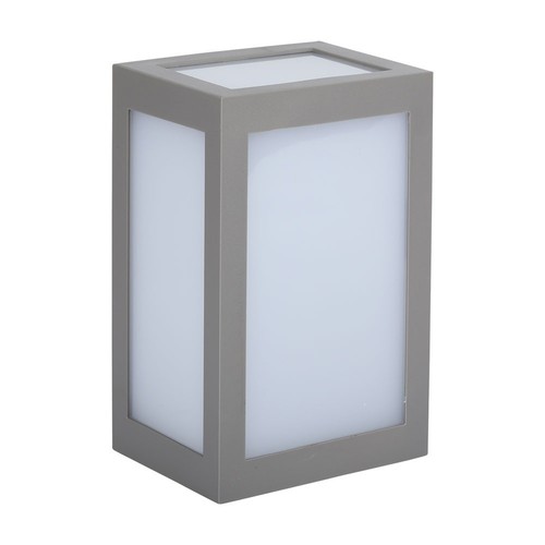 12W LED wandlamp, grijs - 750lm, 6400K, koud wit