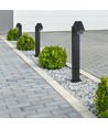 GU10 tuinlamp met verstelbare kop - Zwart, 117cm, IP44, aluminium, zonder lichtbron