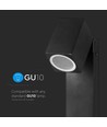 GU10 tuinlamp met verstelbare kop - Zwart, 117cm, IP44, aluminium, zonder lichtbron