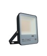 30W LED breedstraler met schemerschakelaar - Samsung LED chip, 100lm/W, IP65, koud wit, zwarte behuizing