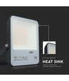 30W LED breedstraler met schemerschakelaar - Samsung LED chip, 100lm/W, IP65, koud wit, zwarte behuizing