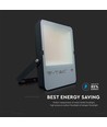 200W Samsung LED breedstraler - 137lm/W, IP65, zwarte behuizing, ultra-thin, buiten