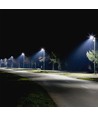 Vt-50st LED straatverlichting 50W - Samsung-chip, 6500K, grijs behuizing