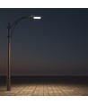Vt-50st LED straatverlichting 50W - Samsung-chip, 6500K, grijs behuizing