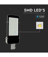 Vt-50st LED straatverlichting 50W - Samsung-chip, 6500K, grijs behuizing