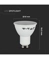 3 stuks GU10 4,5W LED spots - Mat glas, 400lm, 3000K