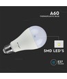 3 stuks E27 10,5W LED lampen - A60, 1055lm, 4000K, mat glas, Super Saver Pack