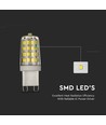 G9 3W LED lamp - Samsung LED chip, 300°, 330lm, 5 jaar garantie