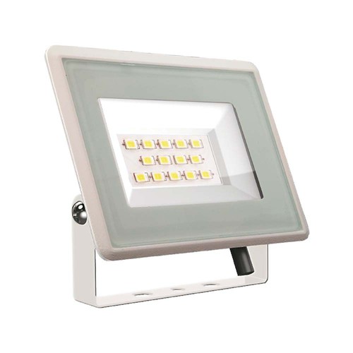 10W LED breedstraler - IP65, wit, 3000K, 110 graden, buiten