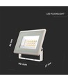 10W LED breedstraler - IP65, wit, 3000K, 110 graden, buiten