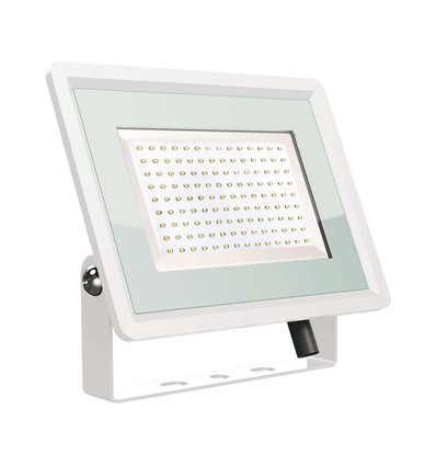 200W LED breedstraler - 88lm/W, IP65, witte behuizing, 4000K, buiten