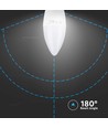 B15 4,5W LED kaarslamp - Samsung LED chip, 470lm, vervangt 40W