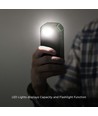 30.000mAh Solar Powerbank met draadloos opladen, 20W - Zwart, 111Wh, aluminium, USB-C PD, zonnepaneel
