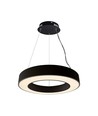 60cm 50W dimbare LED hanglamp - 122lm/W, 6100lm, zwarte ring, 4000K, TRIAC dimbaar