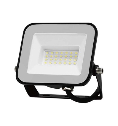 30W LED breedstraler, Samsung LED chip - IP65, zwart, 3000K, PRO-Series, buiten