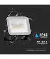 30W LED breedstraler, Samsung LED chip - IP65, zwart, 3000K, PRO-Series, buiten