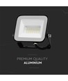 30W LED breedstraler, Samsung LED chip - IP65, zwart, 3000K, PRO-Series, buiten