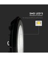 100W LED high bay UFO - 85lm/W, IP65, 110 graden, 4000K