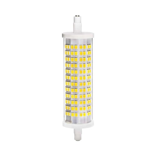 R7S 118mm / 16W LED lamp - 2000lm, 300° stralingshoek, vervangt 126W, keramische behuizing