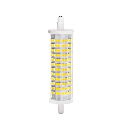 R7S 118mm / 18W LED lamp - 360 graden, keramisch, vervangt 150W