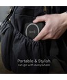 10000mAh magnetische draadloze powerbank, 20W - Zwart, incl. metalen ring