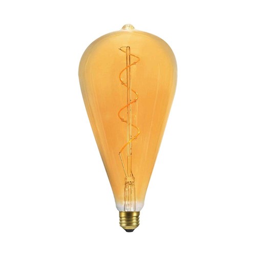 St120 Vt-2273 lamp 4W - spiraal, kooldraad, 2700K, amber glas