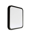 24W LED plafondlamp, vierkant - 2500lm, IP44, zwarte rand, 6500K