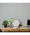 1,5W LED tafellamp, 3-in-1 - Chroom/Lichtgroen, touch dimbaar, oplaadbaar, USB-C, Ø14x28 cm