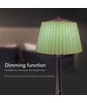 1,5W LED tafellamp, 3-in-1 - Chroom/Lichtgroen, touch dimbaar, oplaadbaar, USB-C, Ø14x28 cm