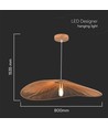 E27 Designer pendelophanging in touw - 1 meter, max 40W, IP20, Ø80cm, 2 jaar garantie