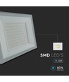 100W LED breedstraler, wit - 95lm/W, IP65, 6500K, buiten