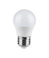 E27 6,5W LED kogellamp - G45, Samsung LED chip, 4000K, 600lm, wit kunststof