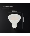 10W GU10 LED spot - 1000lm, Samsung LED chip, 110 graden, vervangt 70W