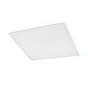 6x LED-panelen 60x60 in frame - Hoogte:28mm, 40W, voor directe montage