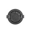 10x 7W low profile inbouwspot RA96 - DimToWarm+CCT, Gat: Ø6,8 cm, zwarte rand, dimbaar