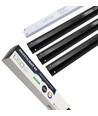 Zwart Troldtekt LED Railsysteem 3x60 cm - Ingebouwd, Akustilight incl. bedrading en driver