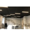 Zwart Troldtekt CCT LED Railsysteem 6x60 cm - Ingebouwd, Akoestisch licht incl. draden en driver
