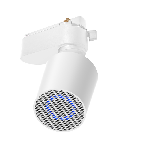 Bluetooth speaker voor 1-fase spanningsrail - Wit, 10W, 1F3W