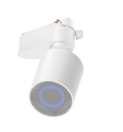 Bluetooth speaker voor 1-fase spanningsrail - Wit, 10W, 1F3W