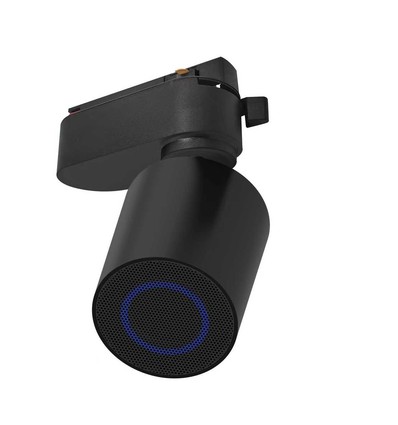 Bluetooth speaker voor 1-fase spanningsrail - Zwart, 10W, 1F2W